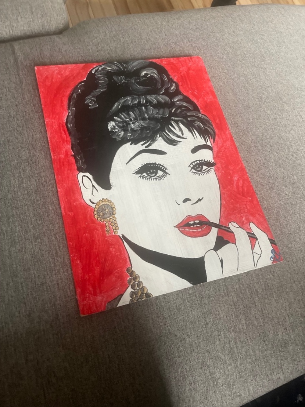 hand painting signed